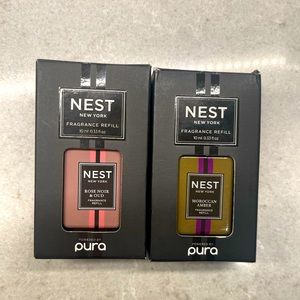 Brand New Pura Nest scents Moroccan Amber and Rose Noir & Oud